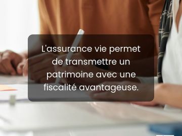 L'assurance vie permet de transmettre un patrimoine avec une fiscalité avantageuse. ✅

L'assurance vie est un outil précieux pour transmettre un patrimoine...