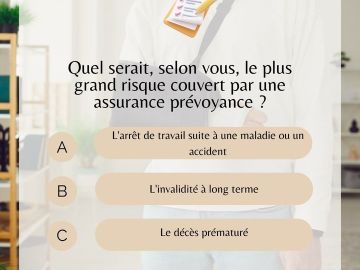 Personne ne peut prévoir un accident ou une maladie, et pourtant, les conséquences financières d'un arrêt de travail ou d'une invalidité peuvent être...